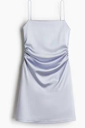 H&M Gedrapeerde slip-on jurk
