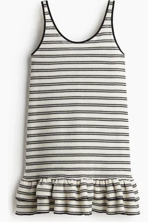 H&M Gebreide jurk met volants
