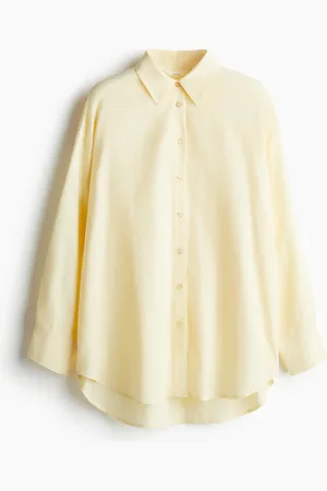 H&M Overhemdblouse van linnenmix