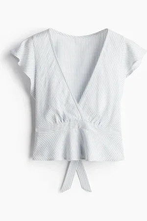 H&M Blouse van linnenmix