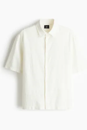 H&M Overhemd van linnenmix - Loose Fit