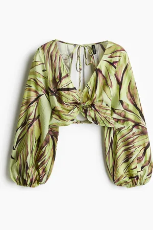 H&M Open-backblouse