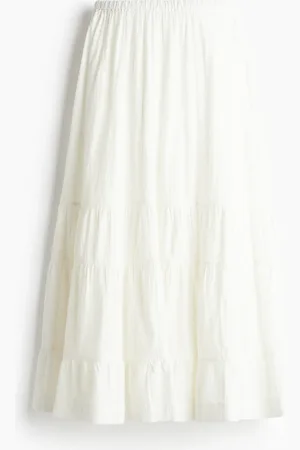 H&M Maxirok met plumetisdessin