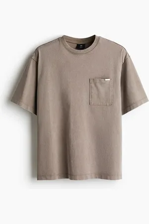H&M T-shirt met wassing - Loose Fit
