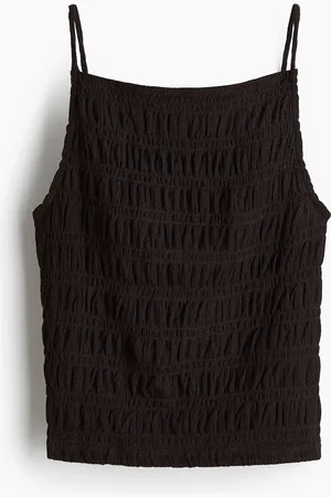 H&M Straptop met smokwerk