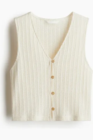 H&M Gilet van structuurtricot