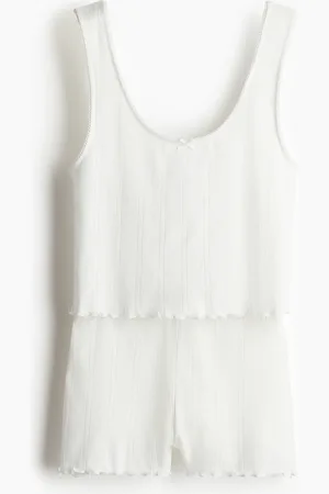 H&M Cotton pointelle pyjamas
