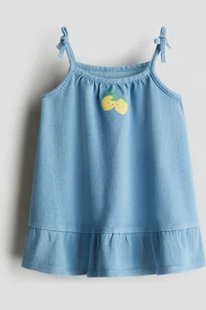 H&M Denim jurk met print
