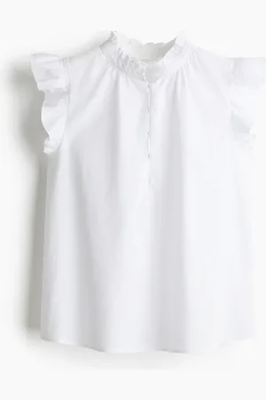 H&M Blouse van linnenmix