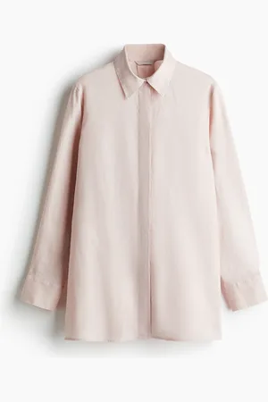 H&M Linnen overhemdblouse