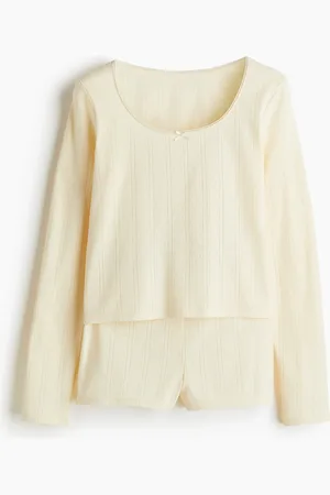 H&M Pyjama met pointelledessin