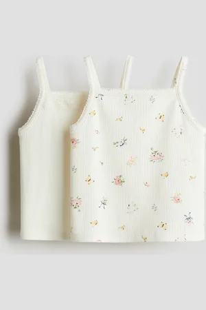 H&M Set van 2 katoenen straptops