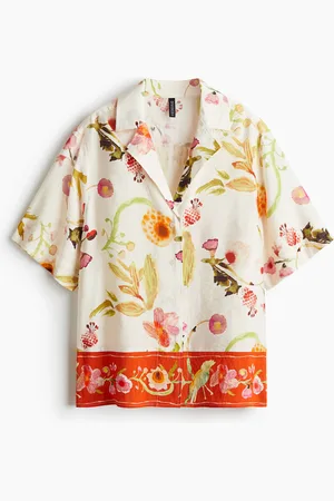 H&M Casual overhemdblouse - Loose Fit