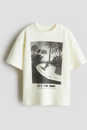H&M T-shirt met print - Loose Fit