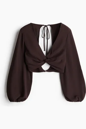H&M Open-backblouse