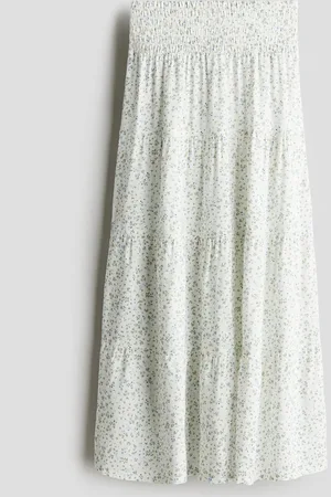 H&M Smocked tiered skirt