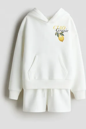 H&M Tweedelige set - Capuchonsweater en short