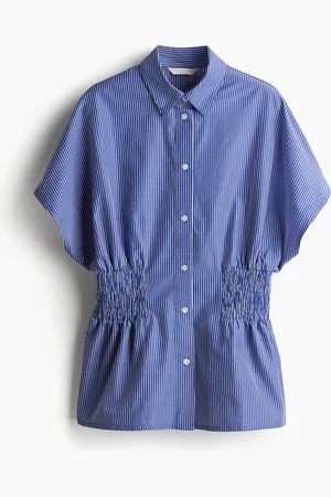 H&M Overhemdblouse met gesmokte taille