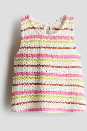 H&M Structuurgebreide singlet