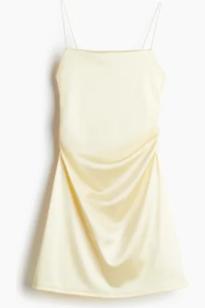 H&M Gedrapeerde slip-on jurk