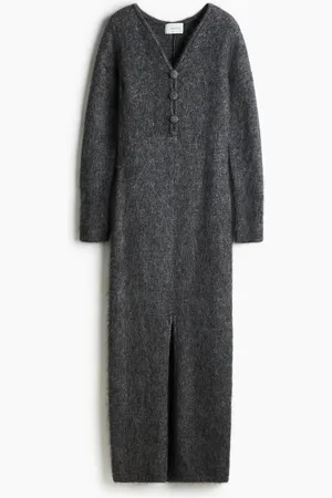 H&M Gebreide jurk van mohairmix