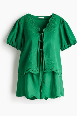 H&M MAMA 2-piece scalloped set