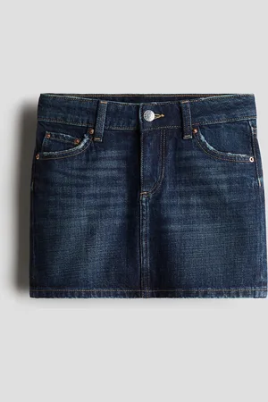 H&M Denim rok met slijtagedetails
