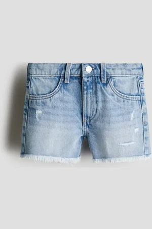 H&M Denim short met rafels