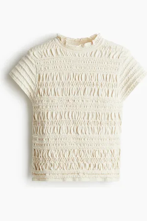 H&M Gesmokte top