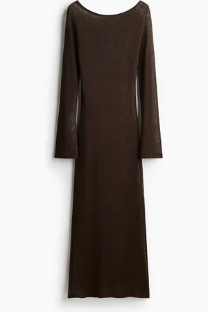 H&M Jurk van gebreide zijdemix
