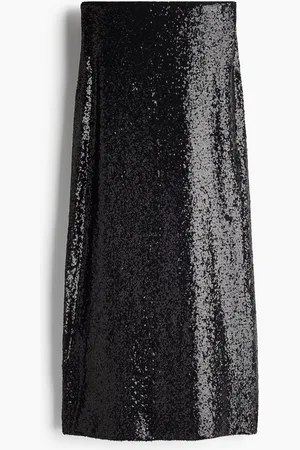 H&M Maxirok met pailletten