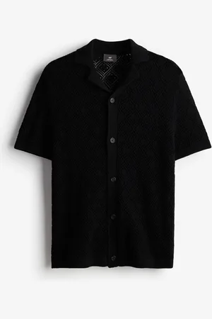 H&M Casual overhemd met gehaakte look - Regular Fit