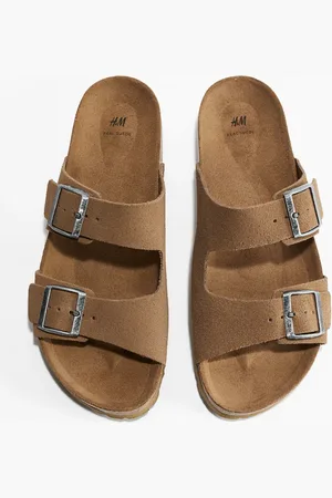 H&M Leren slippers