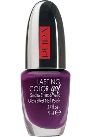 Pupa Milano Lasting Color Gel Glass Effect Nail Polish Blueberry Milkshade 5ml