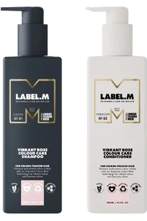 label.m Vibrant Rose Colour Care Shampoo 1000ml + Conditioner 1000ml