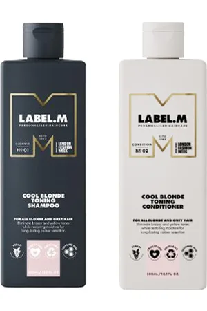 label.m Cool Blonde Toning Shampoo 300ml + Conditioner 300ml