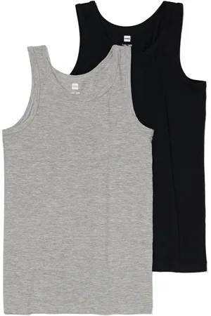 HEMA Kinder Hemden Basic Stretch Katoen - 2 Stuks