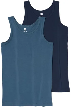 HEMA Kinder Hemden Basic Stretch Katoen - 2 Stuks