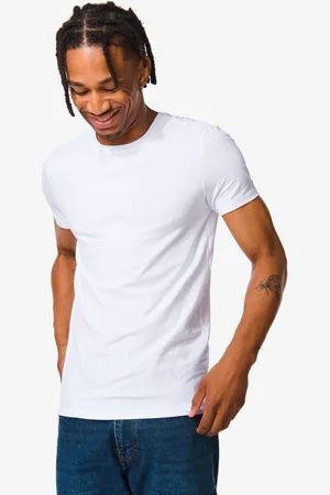 HEMA Heren T-shirt Slim Fit O-hals