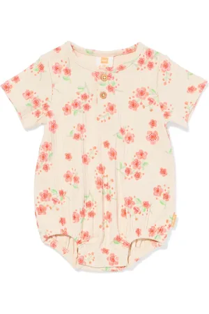 HEMA Newborn Romper Rib Bloemen