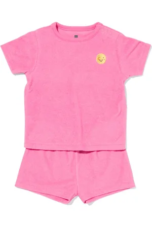HEMA Babypyjama Badstof Gezichtje
