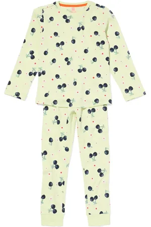 HEMA Kinderpyjama Rib Kers