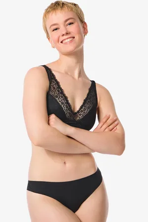 HEMA Dames Brazilian Katoen Met Kant