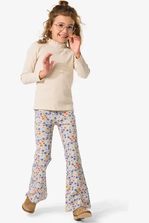 HEMA Kinderlegging Flared Fit Bloemen