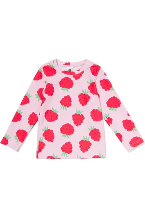 HEMA Kinderzwemshirt UV-beschermend Frambozen