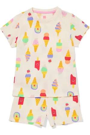 HEMA Kindershortama Stretch Katoen Ijsjes
