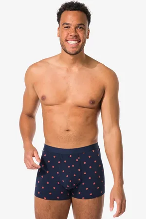 HEMA Korte Herenboxers Chili - 3 Stuks