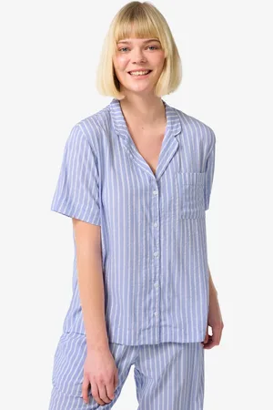 HEMA Dames Pyjamatop Seersucker