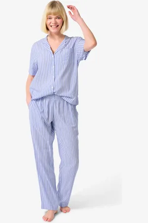 HEMA Dames Pyjamabroek Seersucker