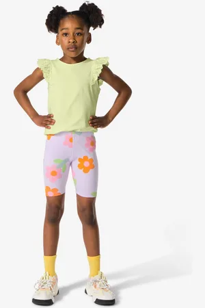 HEMA Kinderleggings Kort Rib - 2 Stuks
